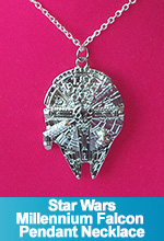 Star Wars Millennium Falcon Pendant Necklace Custom made 