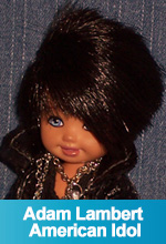 Adam Lambert American Idol 2009 OOAK Tommy/Kelly Barbie Doll by Torres Designs