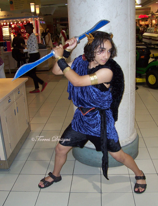 Dark Pit Costume OOAK Handmade Custom One of a Kind TorresDesigns Torres Designs