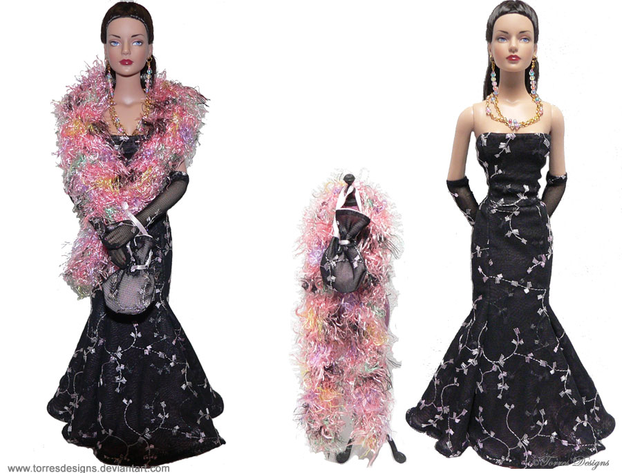 Custom Gown for Tonner Doll OOAK
