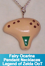 Fairy Ocarina Pendant Necklace Legend of Zelda OOAK One of a Kind Handmade Custom Torres Designs TorresDesigns
