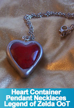 Heart Container Pendant Necklace - Legend of Zelda OoT 