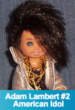Adam Lambert American Idol 2009 OOAK Tommy/Kelly Barbie Doll by Torres Designs