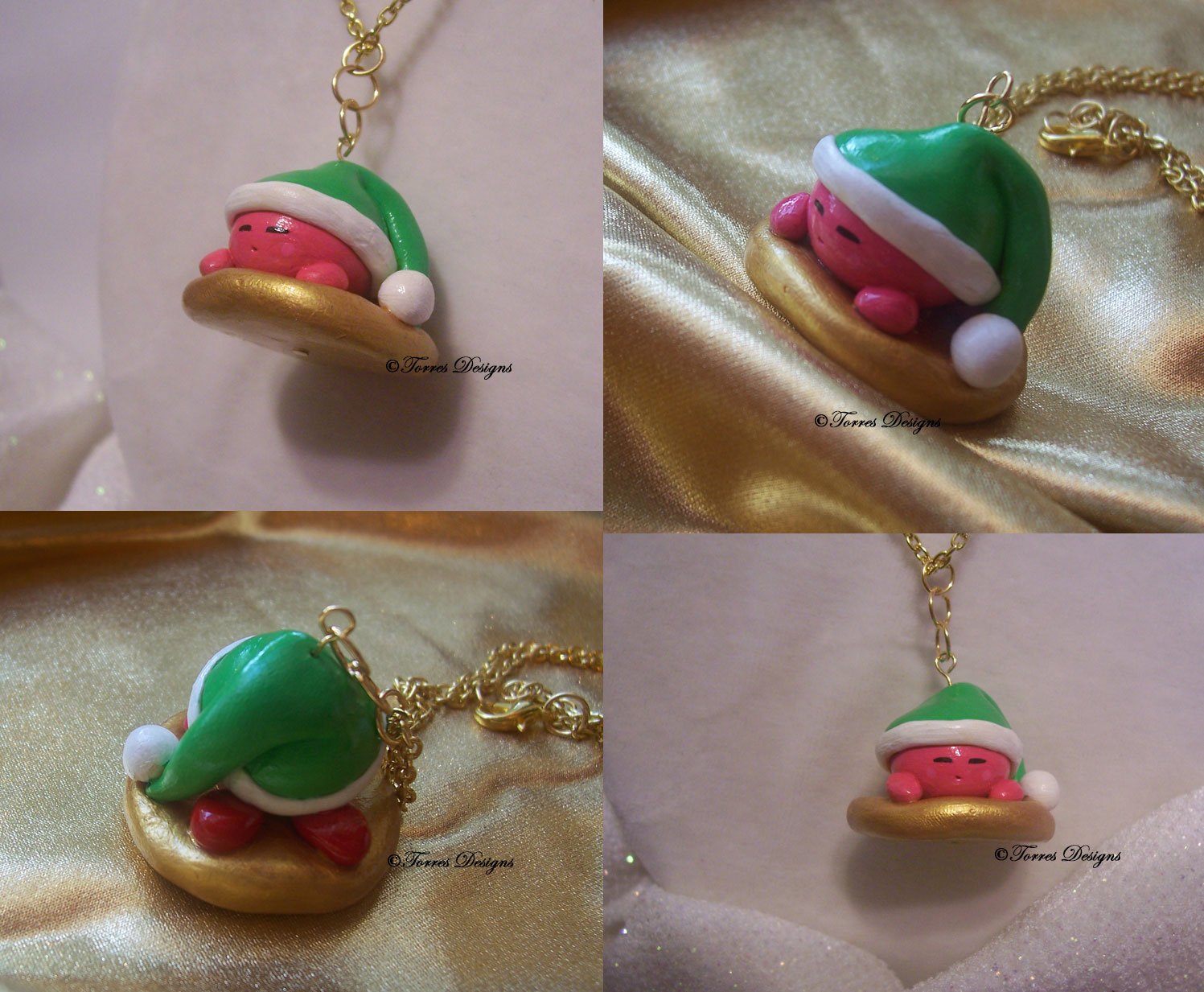 Kirby Sculpted Pendant Necklace – Smash Brothers Troph