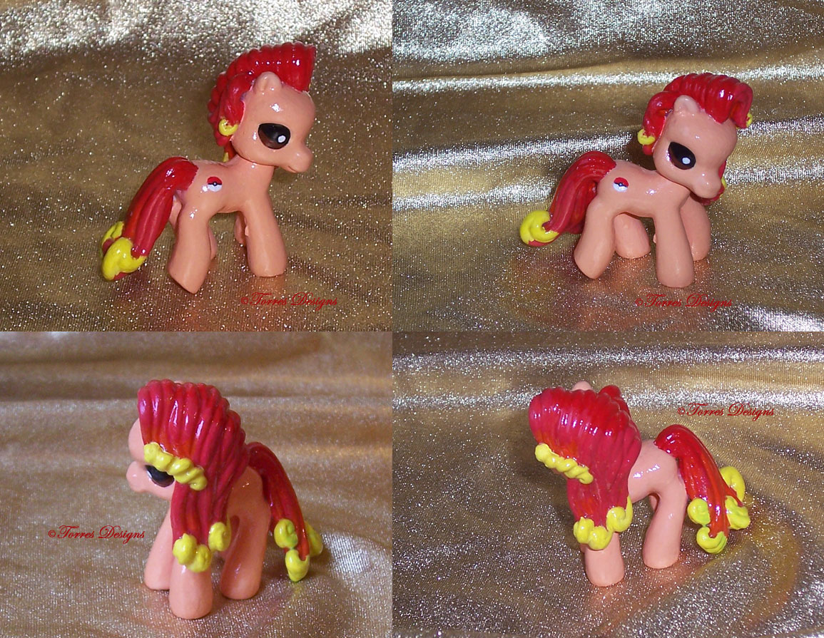 My Little Pony as Ponyta with Pokeball Cutie Mark