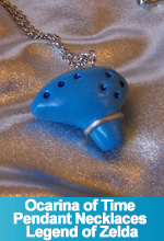 Ocarina of Time Pendant Necklace #4 - Legend of Zelda 