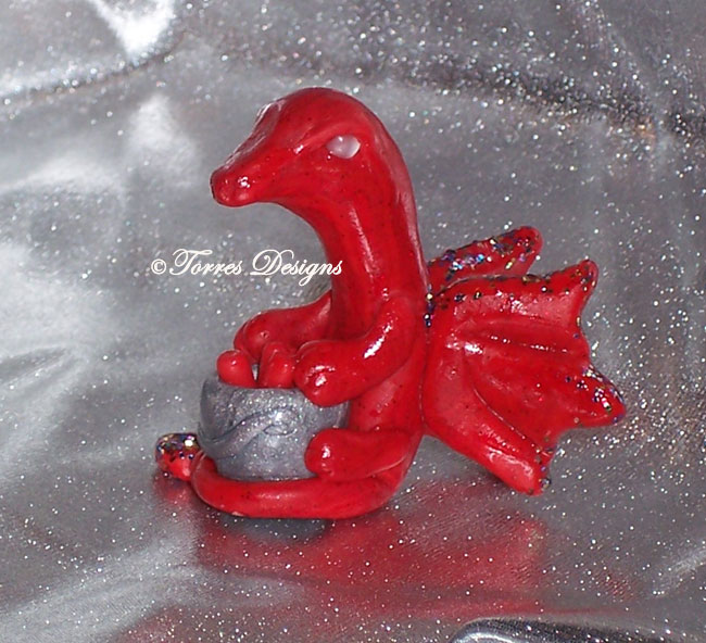 “Sparks” – Little Dragon Sculpture Original Character