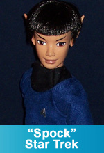 Spock - Zachary Quinto Star Trek 2009 Movie OOAK Ken Barbie Doll by Torres Designs