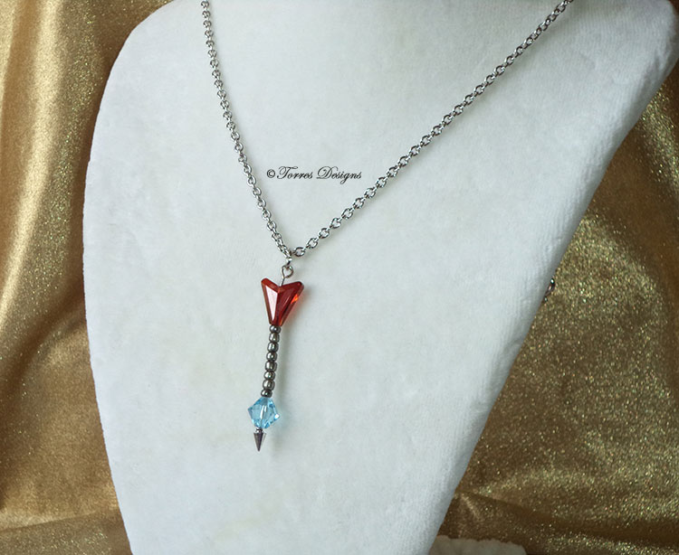 Ice Arrow Swarovski Crystals Pendant Necklace Legend of Zelda – Ocarina of Time