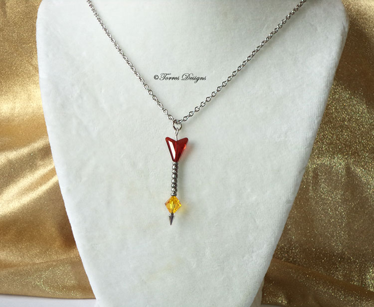 Light Arrow Swarovski Crystals Pendant Necklace Legend of Zelda – Ocarina of Time