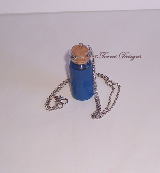 Blue Potion Bottle Pendant Necklace – Legend of Zelda OoT