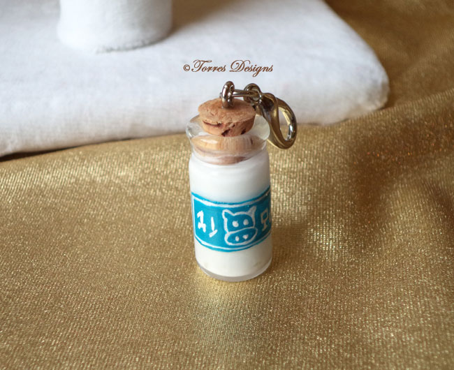 Lon Lon Ranch Glass Milk Bottle Charm Legend of Zelda