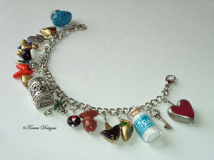 Ocarina of Time Charm Bracelet Legend of Zelda