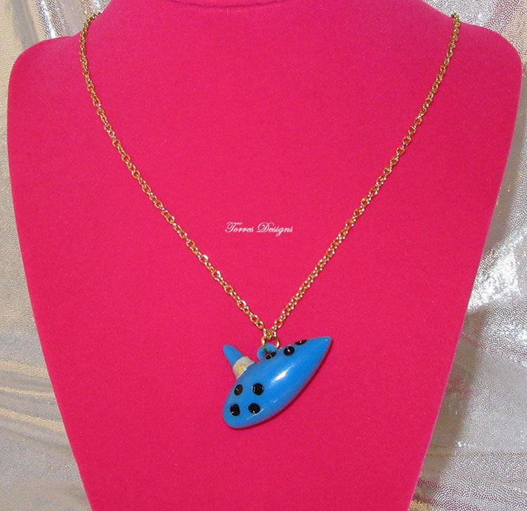 Custom Legend of Zelda Ocarina of Time Pendant Necklace
