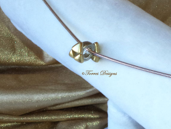 Sterling Silver Triforce Charm Legend of Zelda Ocarina of Time Handmade Custom OOAK One of a Kind TorresDesigns Torres Designs