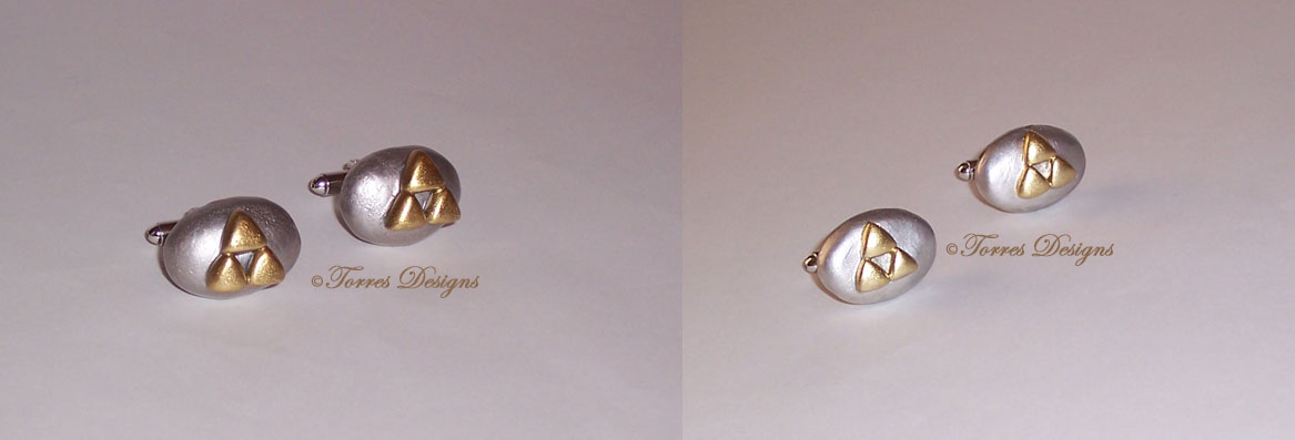 Triforce CuffLinks Legend of Zelda – Ocarina of Time