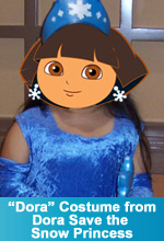 Dora Snow Princess Costume Dora The Explorer
