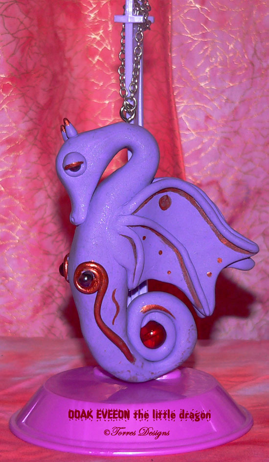 “Eveeon” – Little Dragon Hanging Sculpture