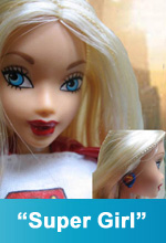 DC SupetGirl Justice League OOAK Doll by TorresDesigns