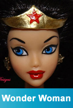 DC WONDER WOMAN Justice League OOAK Doll by TorresDesigns